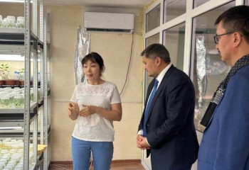 Саясат Нурбек ознакомился с работой Института молекулярной биологии и биохимии им. М.А.Айтхожина