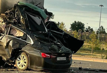 Астанада көлік LRT бағанына соғылып, жүргізуші мерт болды