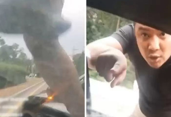 Көлік терезесін сындырып, қоқан-лоқы көрсеткен жүргізуші ұсталды