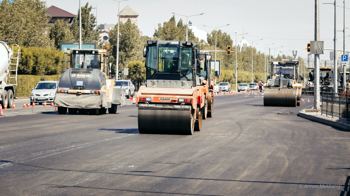 Астанада екі қиылыс пен жол учаскесі жөндеу жұмысына байланысты жабылды