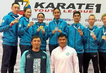 Қазақстандық каратэшілер Хорватияда 7 медаль жеңіп алды