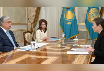 Мемлекет басшысы Бала құқықтары жөніндегі уәкіл Динара Зәкиеваны қабылдады