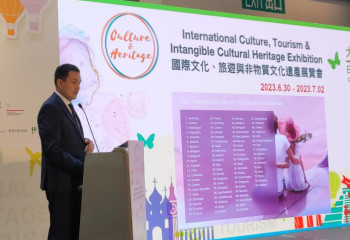 National pavilion of Kazakhstan presented at international exhibition of culture and tourism in Hong Kong