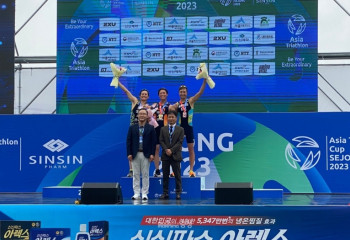 Қазақстандық триатлоншы Азия кубогында жүлдегер атанды