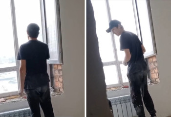 Димаштың егізі: құрылыста жүріп ән айтқан жігіт көпшілікті тәнті етті