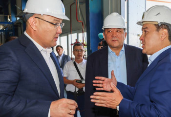 Әлихан Смайылов «Каспий» тұщыландыру зауытын кеңейту жобасымен танысты
