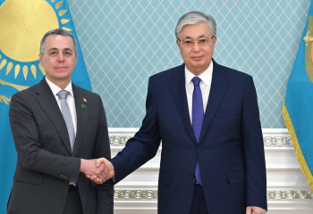 Президент Швейцарияның сыртқы істер министрін қабылдады