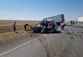Четыре человека погибли в ДТП в Актюбинской области