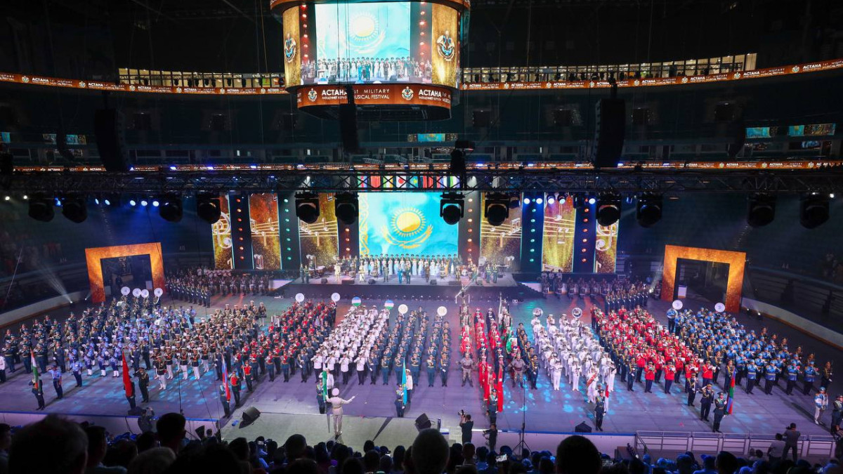 Астанада I халықаралық әскери-музыкалық фестивалінің қорытынды гала-концерті өтті
