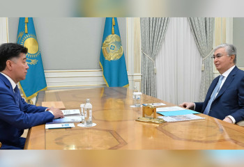 Президент принял председателя Управляющего комитета Астанинского хаба государственной службы Алихана Байменова
