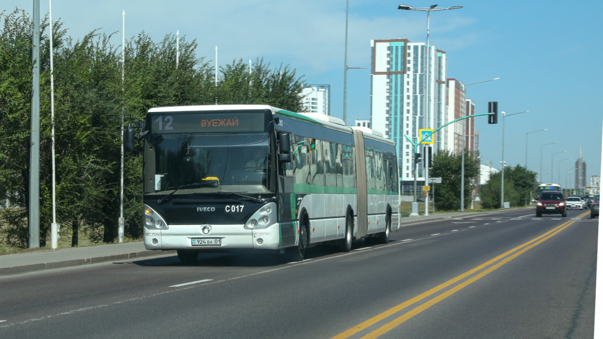 Астанада бірнеше автобустың бағдары өзгереді