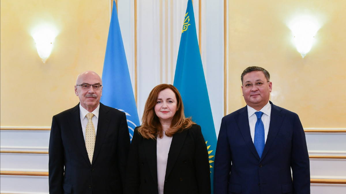 Kazakh FM hosts meeting with UN Deputy Secretary General