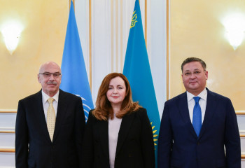 Kazakh FM hosts meeting with UN Deputy Secretary General