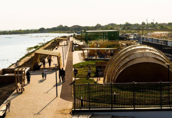 Новая набережная появилась в Астане