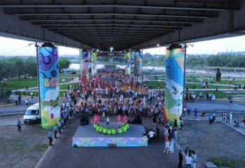 Семейдегі көпірдің астында жаңа қоғамдық кеңістік ашылды