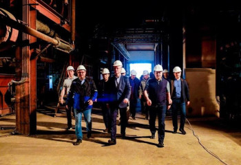 Роман Скляр и Женис Касымбек проверили ход строительства инфраструктурных объектов