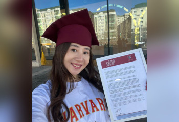 Гарвардқа оқуға түскен Әсел Амангелді: Мектептегі білім жүйесін жақсартқым келеді