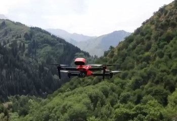 Алматы тауларында өрттің алдын алуға дрондар қолданылады