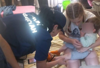 Батыс Қазақстанда 2 жастағы бала кіржуғыш машинаға қыстырылып қалды