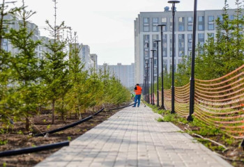 В Астане обновят аллею «Мынжылдык»