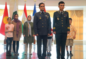 Иран мен Кореядан келген магистранттар Қорғаныс университетінің дипломын алды