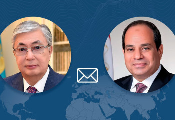 Kazakh President congratulates  President of Egypt on Revolution Day