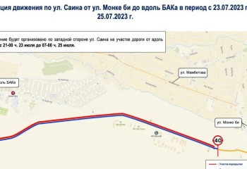В Алматы завершили средний ремонт по западной стороне улицы Саина