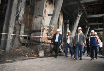 С ремонтом теплоцентрали ознакомился аким Туркестанской области