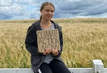 Грета Тунбергке айыппұл салынды