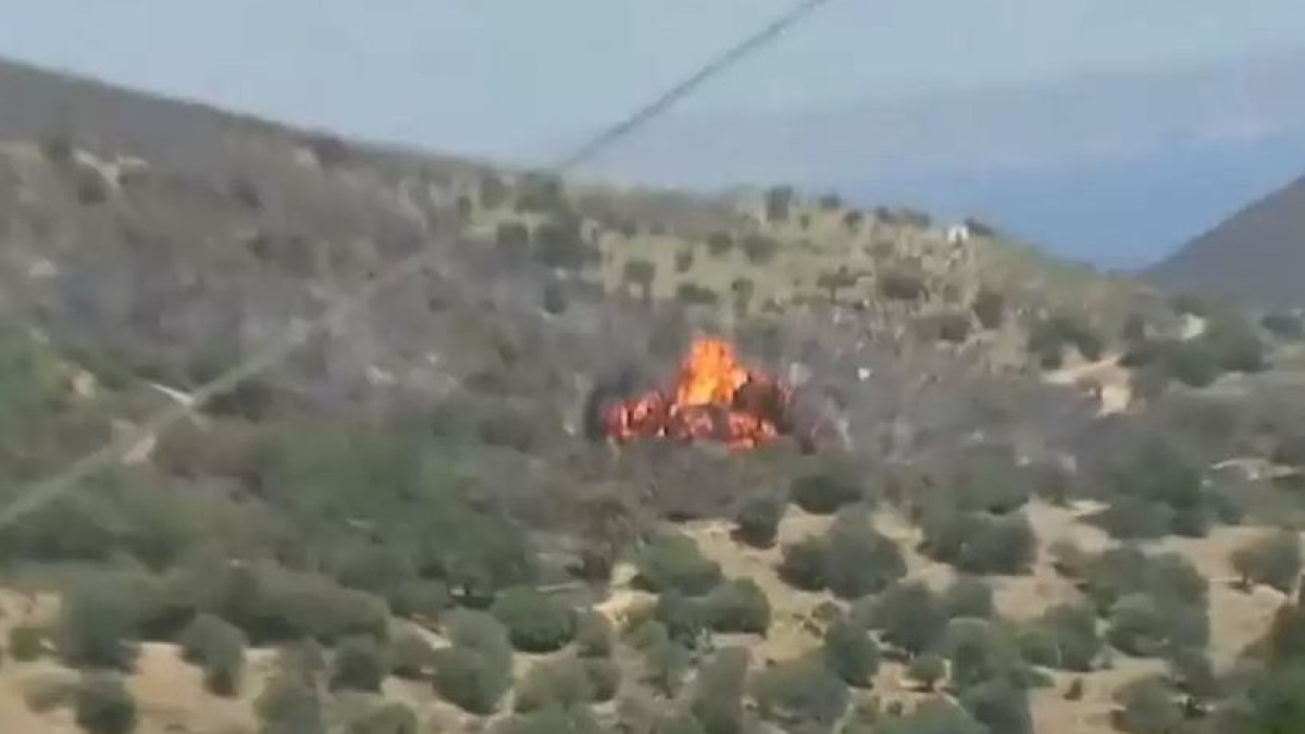 Пожарный самолет потерпел крушение при тушении пожара в Греции