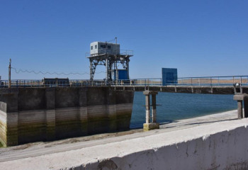 Шардара су қоймасын шөгінділерден тазарту жұмыстары басталды