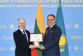 Lithuanian Ambassador Sent off with Thanks for Successful Mission in Kazakhstan