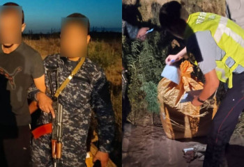 Из-за мешка конопли задержали жителей Тараза