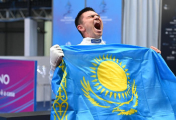 Медаль мирового первенства завоевал казахстанский фехтовальщик