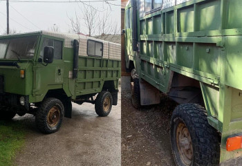 Редкий британский военный грузовик выставили на продажу в Шымкенте