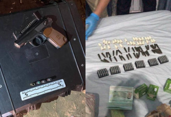 Пистолет и свыше 800 патронов обнаружили у жителя Актау