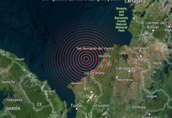 Колумбияда жойқын жер сілкінісі болды
