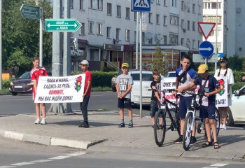 Петропавлда балалар жол апатының алдын алуға өз үлестерін қосуда