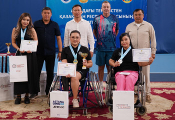 Чемпионат Казахстана по теннису на колясках завершился в столице