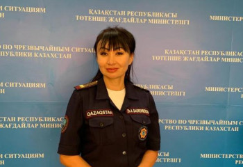 Жанна Дауренбекова - новый официальный представитель МЧС РК
