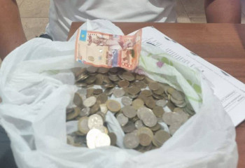 Шымкентте садақа жәшігінен ақша ұрлаған ер адам ұсталды