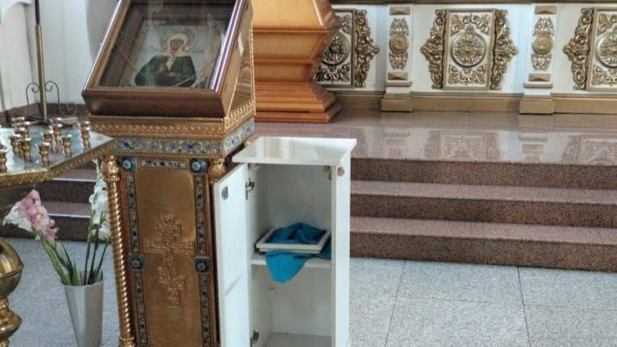 Ящик для пожертвований украли из церкви в Актобе