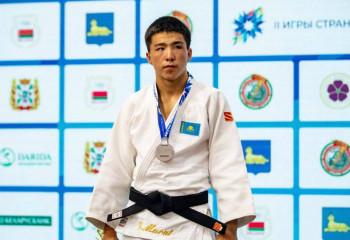 Қазақстандық дзюдошы ТМД Ойындарында күміс медальға ие болды