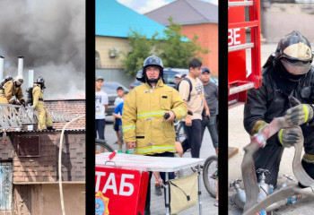 Ақтөбеде мейрамхана өртеніп, 40 адам эвакуацияланды