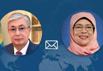 Президент Казахстана Касым-Жомарт Токаев поздравил Президента Халиму Якоб с Национальным днем Республики Сингапур