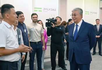 О созданных IT-проектах рассказала Главе государства молодежь Павлодарской области