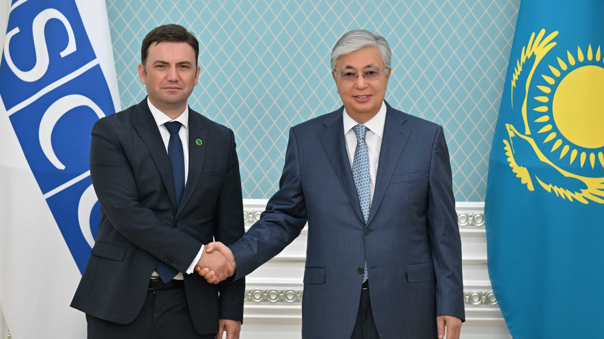 Президент Казахстана встретился с действующим председателем ОБСЕ