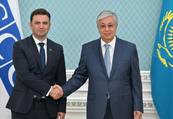 Президент Казахстана встретился с действующим председателем ОБСЕ