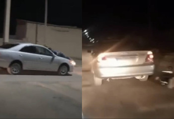 Қызылордада көлігімен полиция қызметкерлерін сүйреп кеткен жүргізуші қамауға алынды