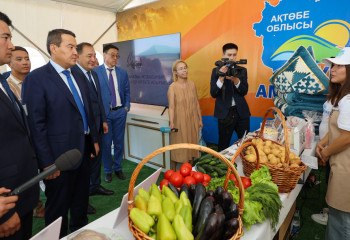 Alikhan Smailov gets acquainted with Ayil Amanaty project realization in Aktobe region